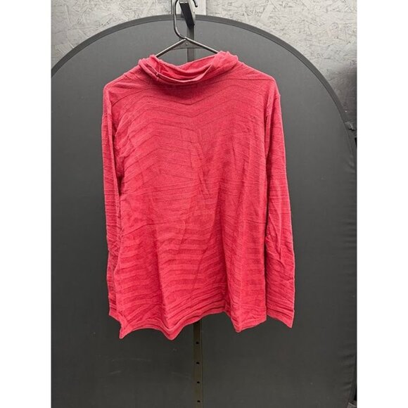 Nomadic Traders Maroon Red Pattern Cowl Pullover Sweater - Picture 4 of 4